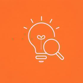 Orange Light Icon Background